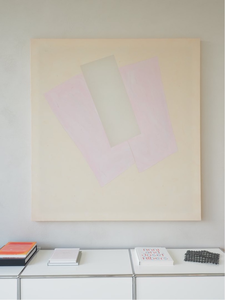 Enigma series, red, off white