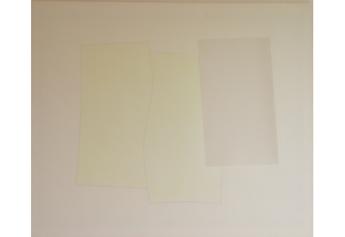 Enigma series, dusty yellow, off white