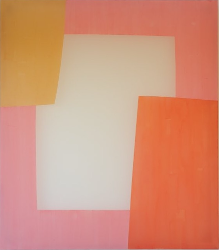 Enigma series, pink, yellow, ochre