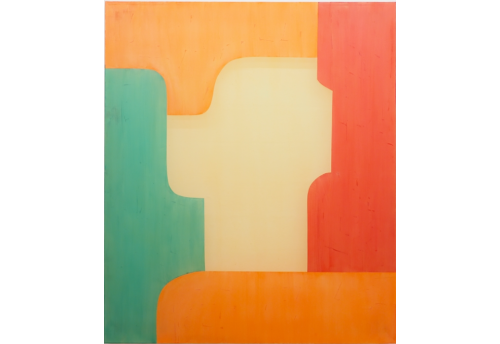 Panta Rhei series - Composition of orange, red, green