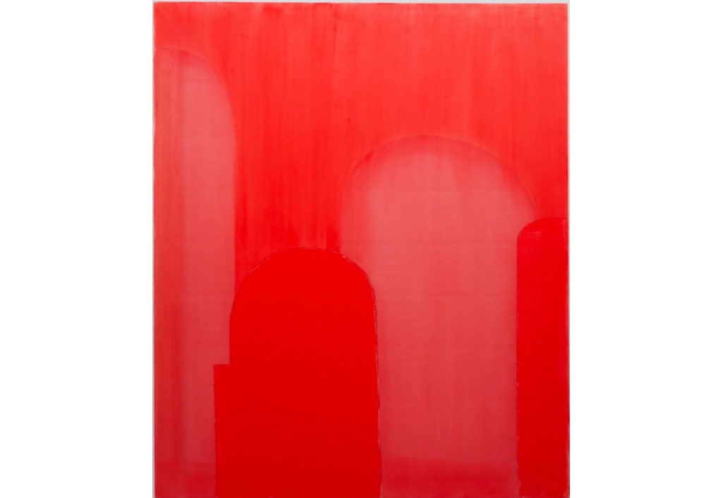 'Arch series' - Composition of red variations II par Alex De Bruycker ...