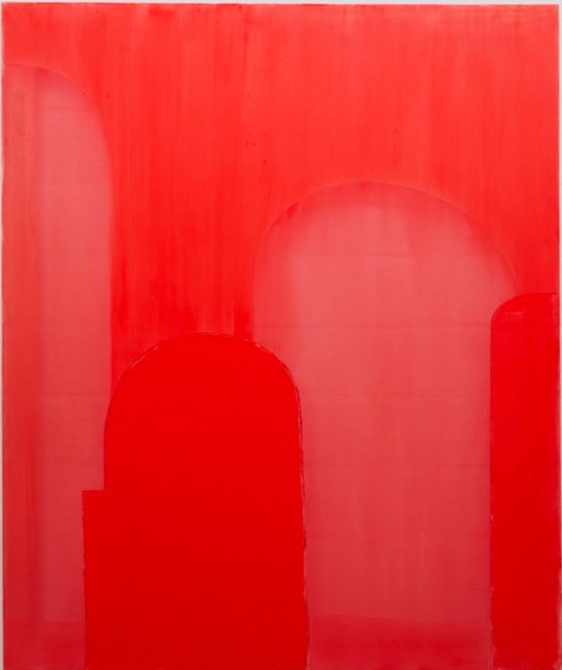 'Arch series' - Composition of red variations II