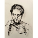 Jeanne Bucher d'après une photo de Man Ray