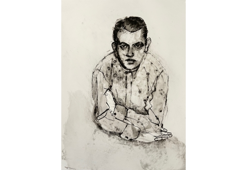 Luis Bunuel d'après une photo de Man Ray