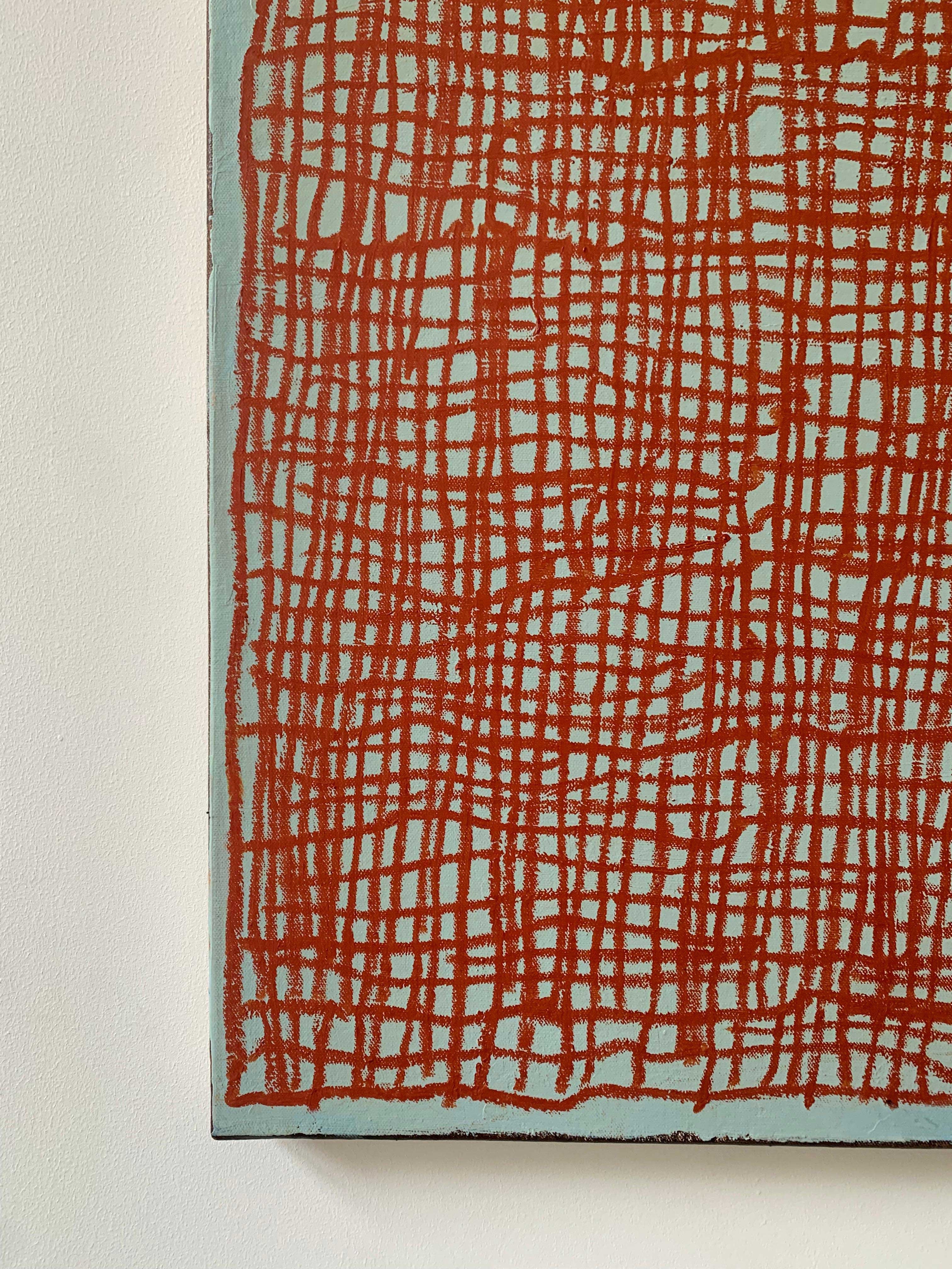 Possible Orange de Chine et bleu grisé