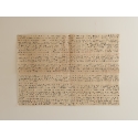 Écriture asémique - encre noir et fils rouge
