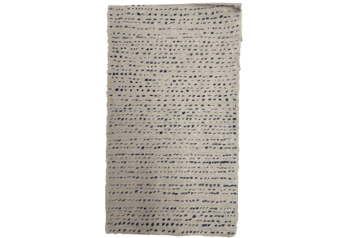 Écriture cunéiforme bleu - papier brun