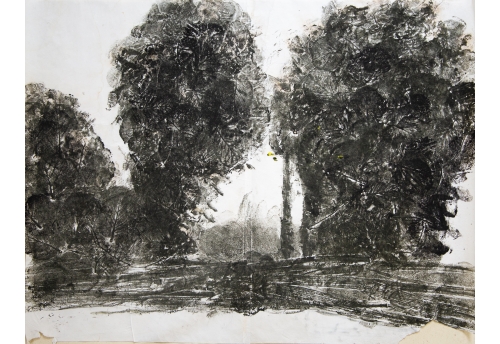 Paysage avec arbres III