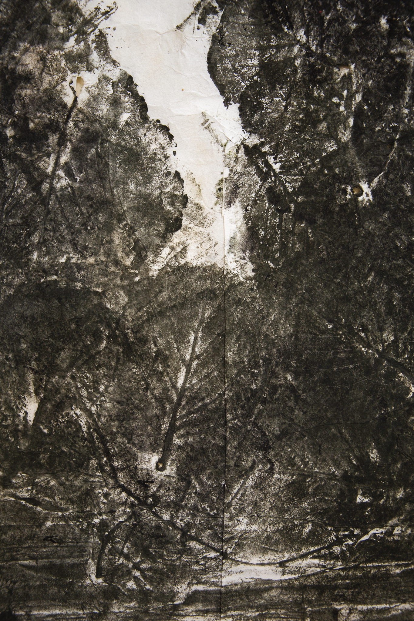 Paysage avec arbres III
