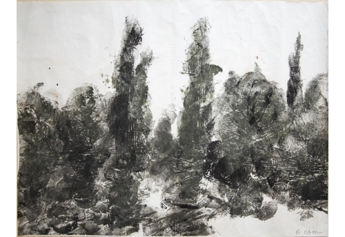Paysage avec arbres I