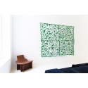 Sans Titre (Grand Papier Évidé Vert et Blanc)