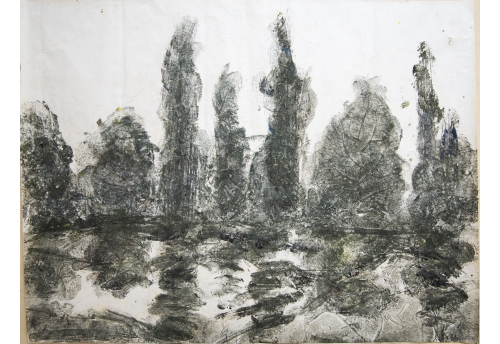 Paysage avec arbres II
