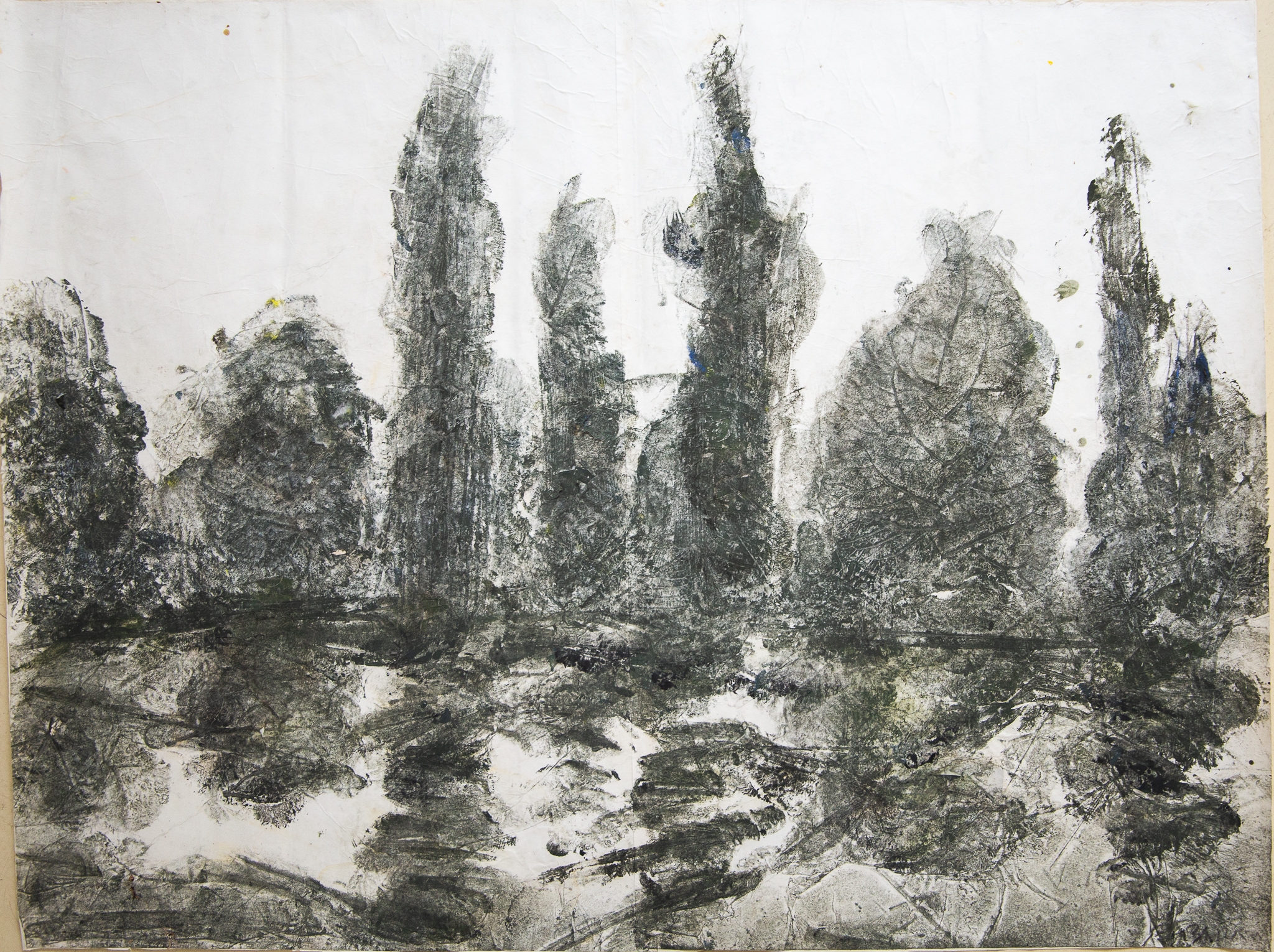 Paysage avec arbres II