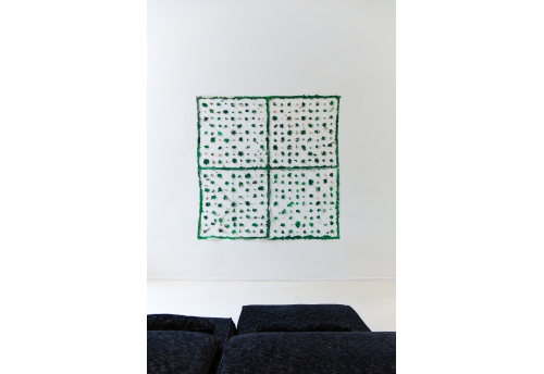 Deux sur Deux Vert-Blanc II (Zwielony Kwadrat II)