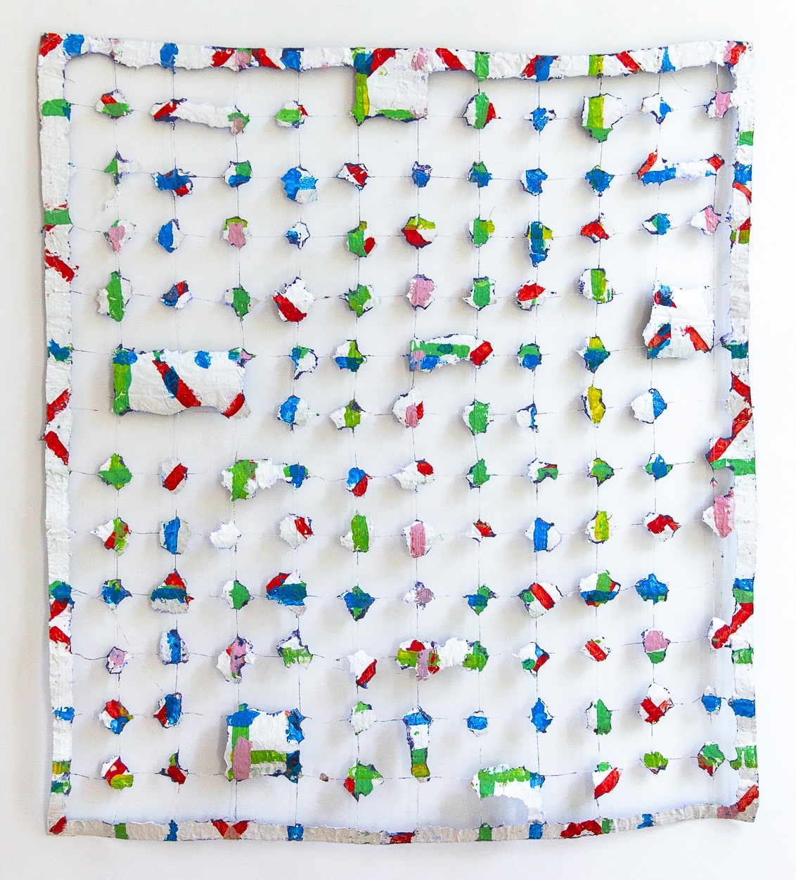 Sans Titre (Carré Vert - Bleu - Rouge - Rose)