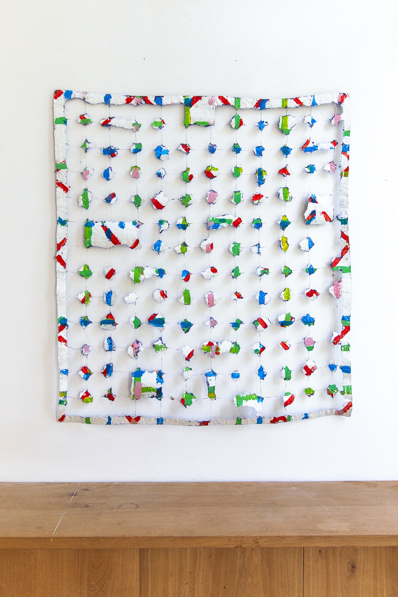 Sans Titre (Carré Vert - Bleu - Rouge - Rose)