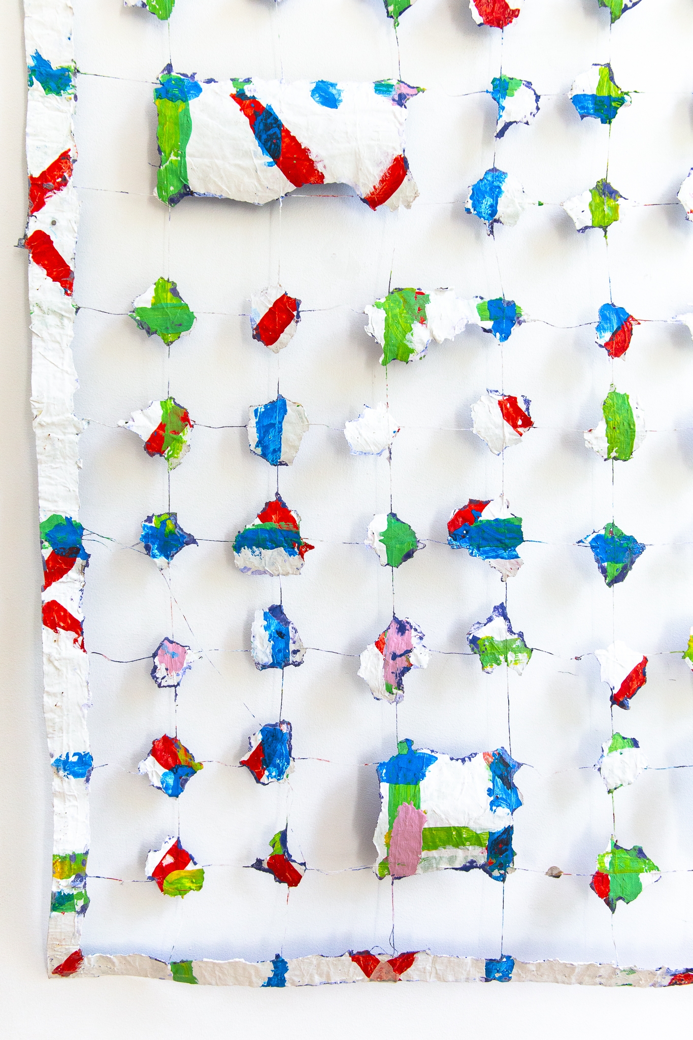 Sans Titre (Carré Vert - Bleu - Rouge - Rose)