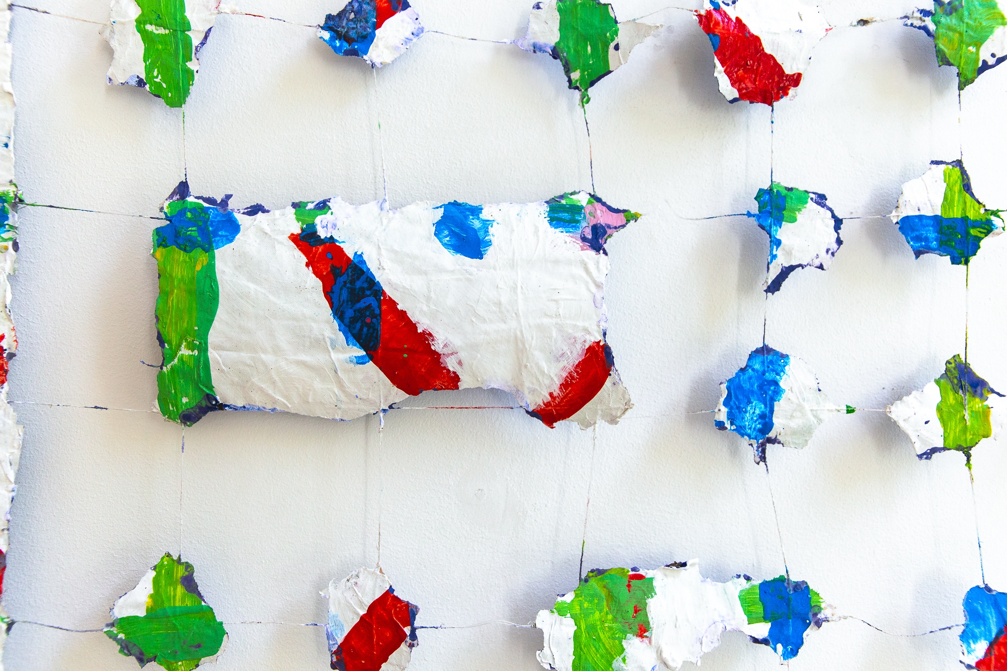 Sans Titre (Carré Vert - Bleu - Rouge - Rose)