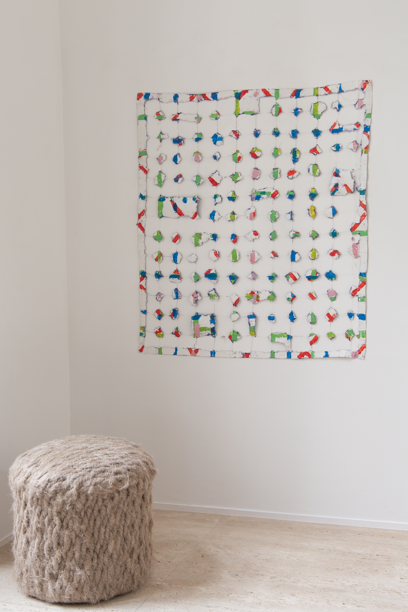 Sans Titre (Carré Vert - Bleu - Rouge - Rose)