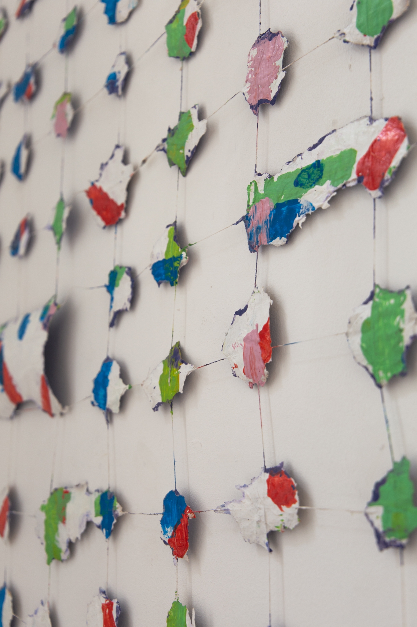 Sans Titre (Carré Vert - Bleu - Rouge - Rose)