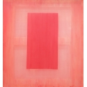 Vertical composition cherry red on blood orange