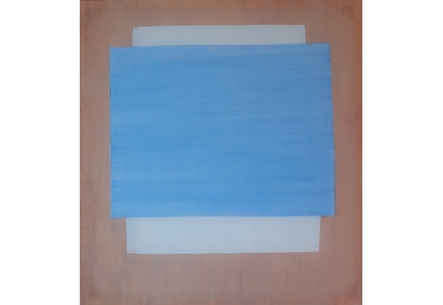 Horiztonal composition blue, brown