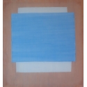 Horiztonal composition blue, brown
