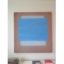 Horiztonal composition blue, brown