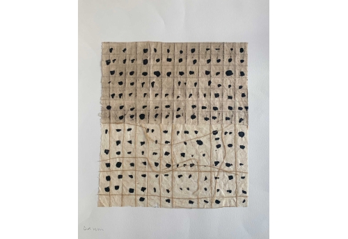 Ecriture cunéiforme brune et noire