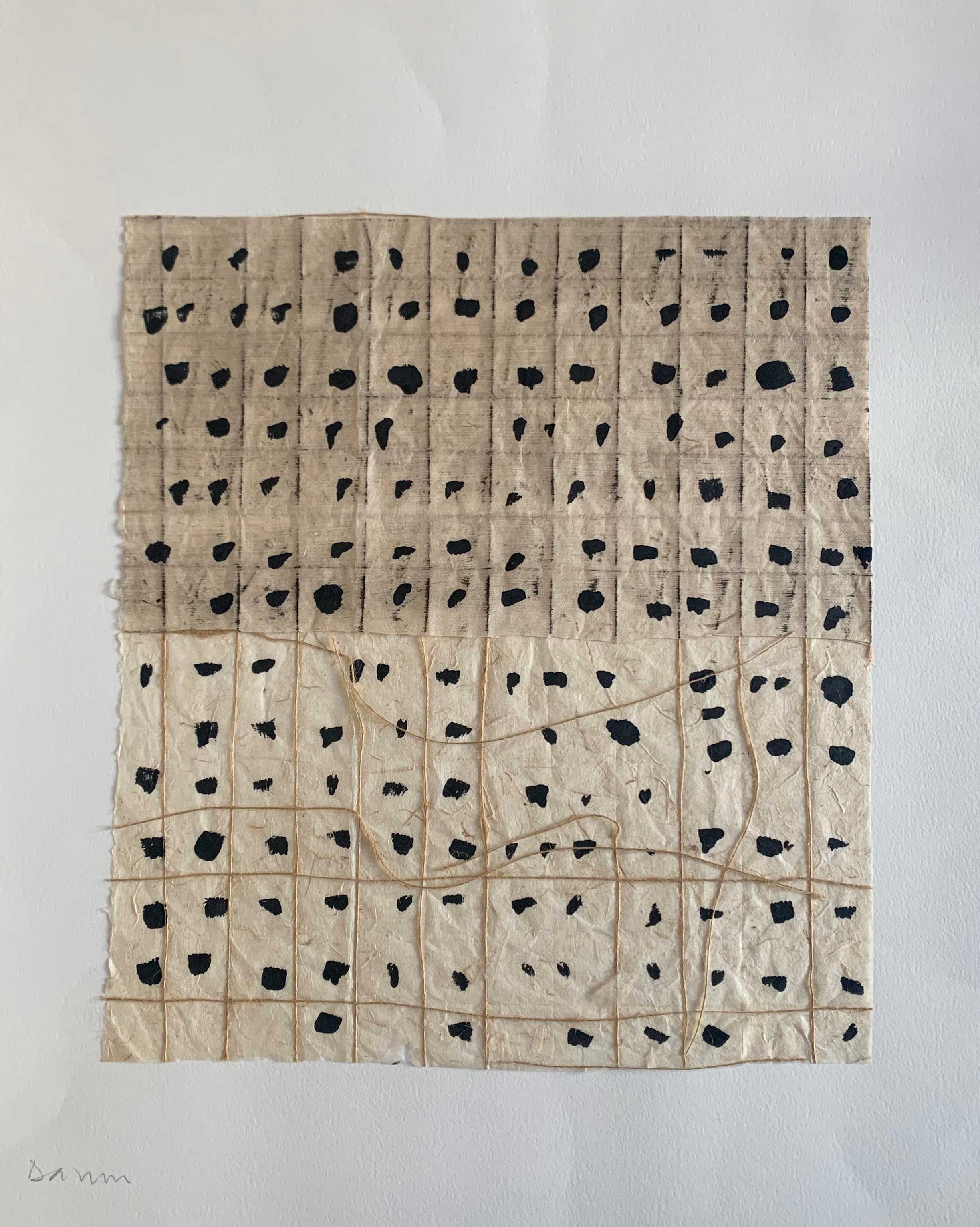 Ecriture cunéiforme brune et noire
