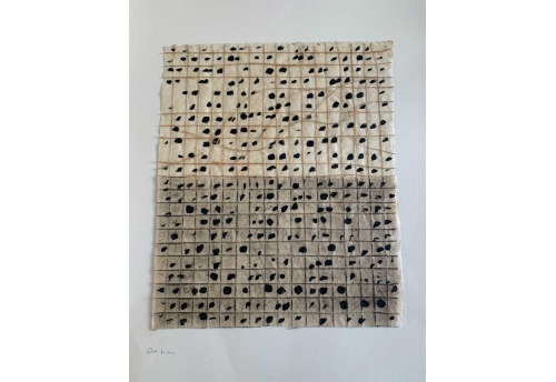 Lokta écriture cunéiforme noir et fils