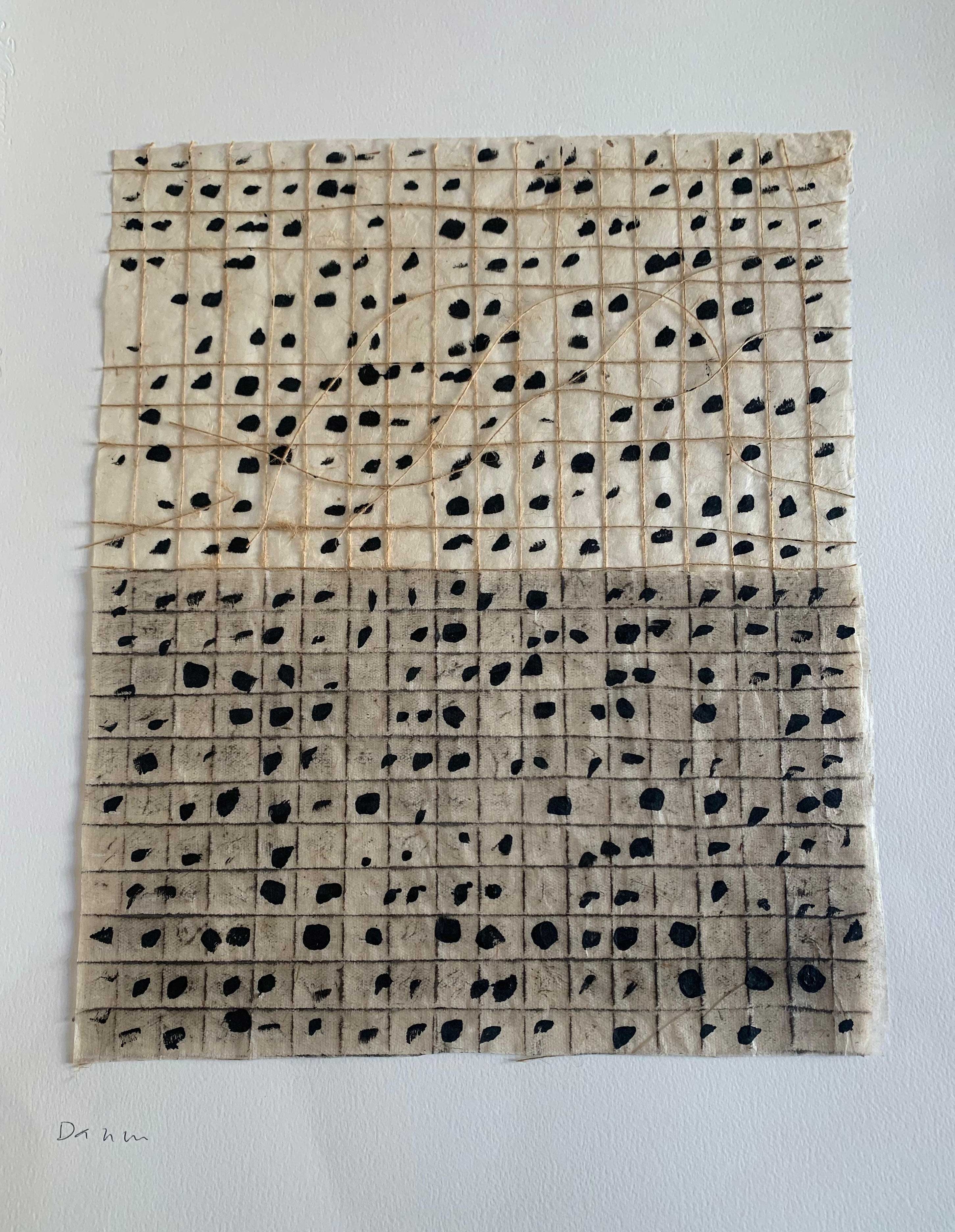 Lokta écriture cunéiforme noir et fils