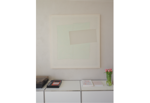 Enigma series dusty green, off white