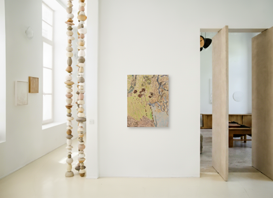 Succulents Flanked by the Serpentine