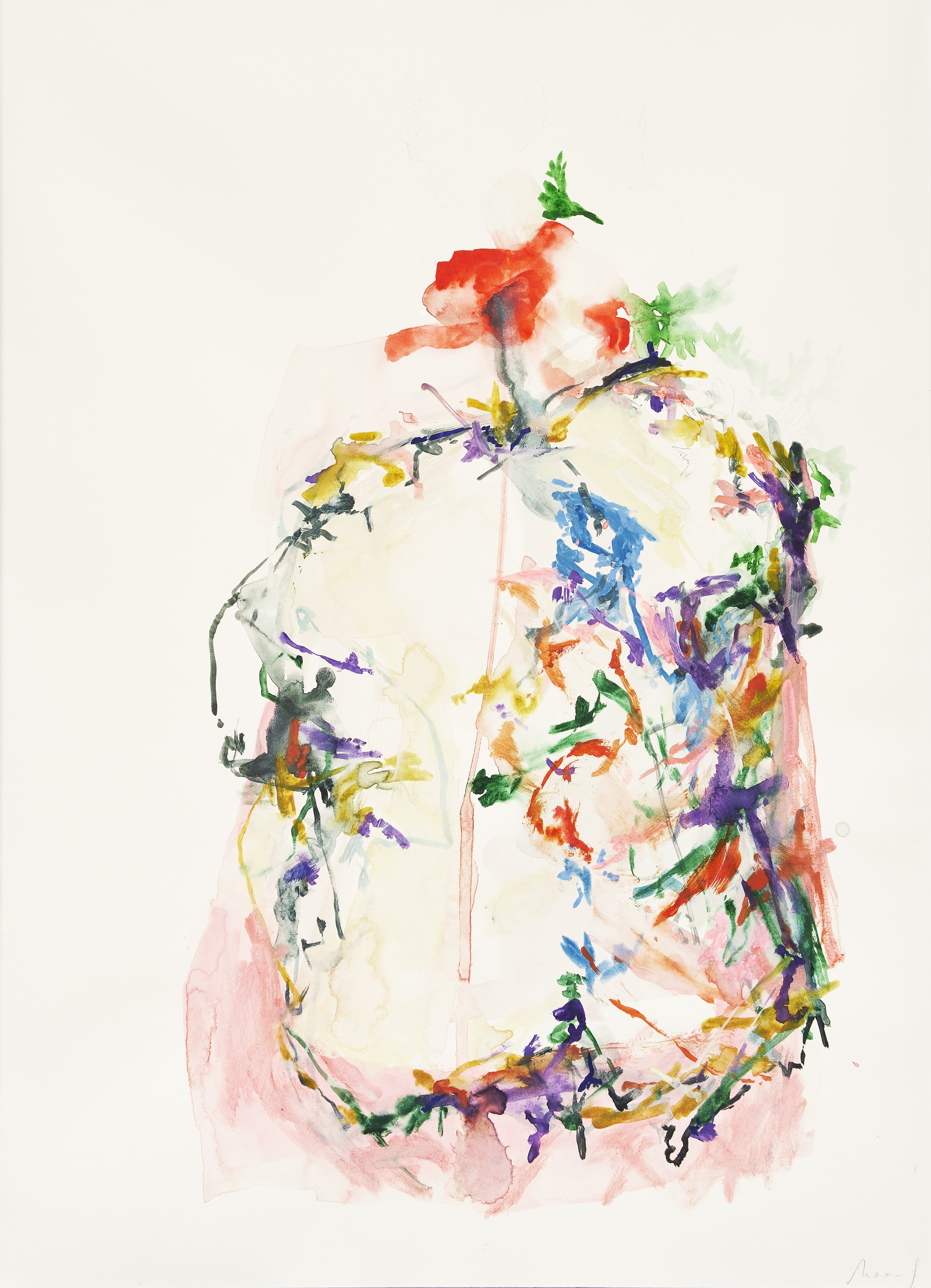 Corsage, envers de tapisserie