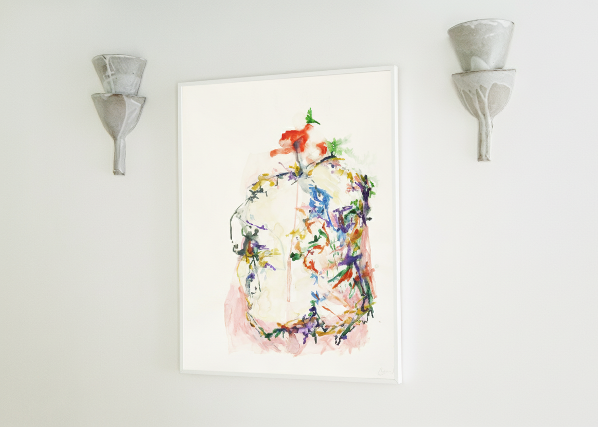 Corsage, envers de tapisserie