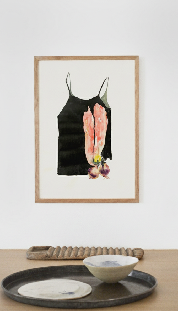 Corps végétaux (corsage, betterave et fleur)