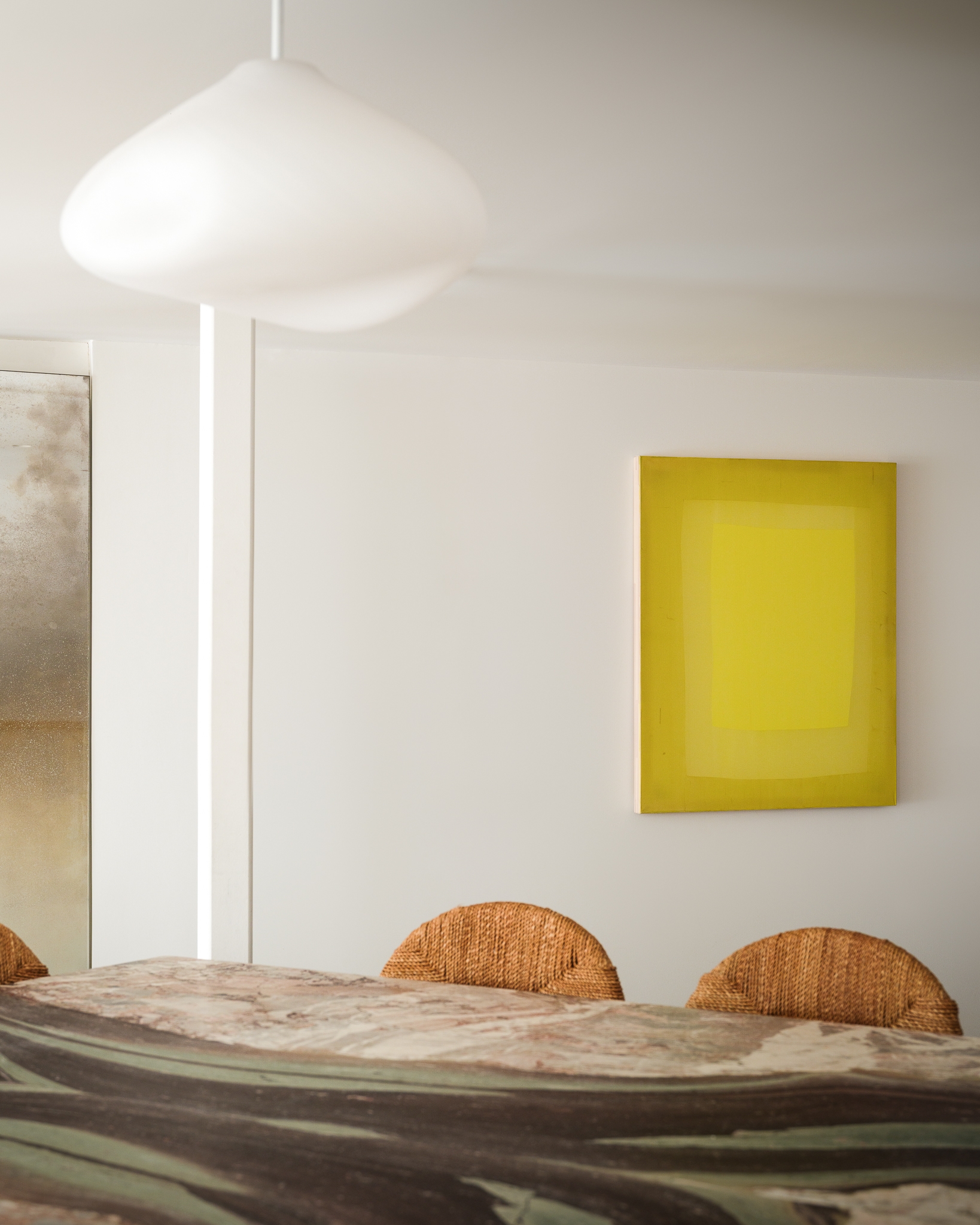 Composition square - yellow variations