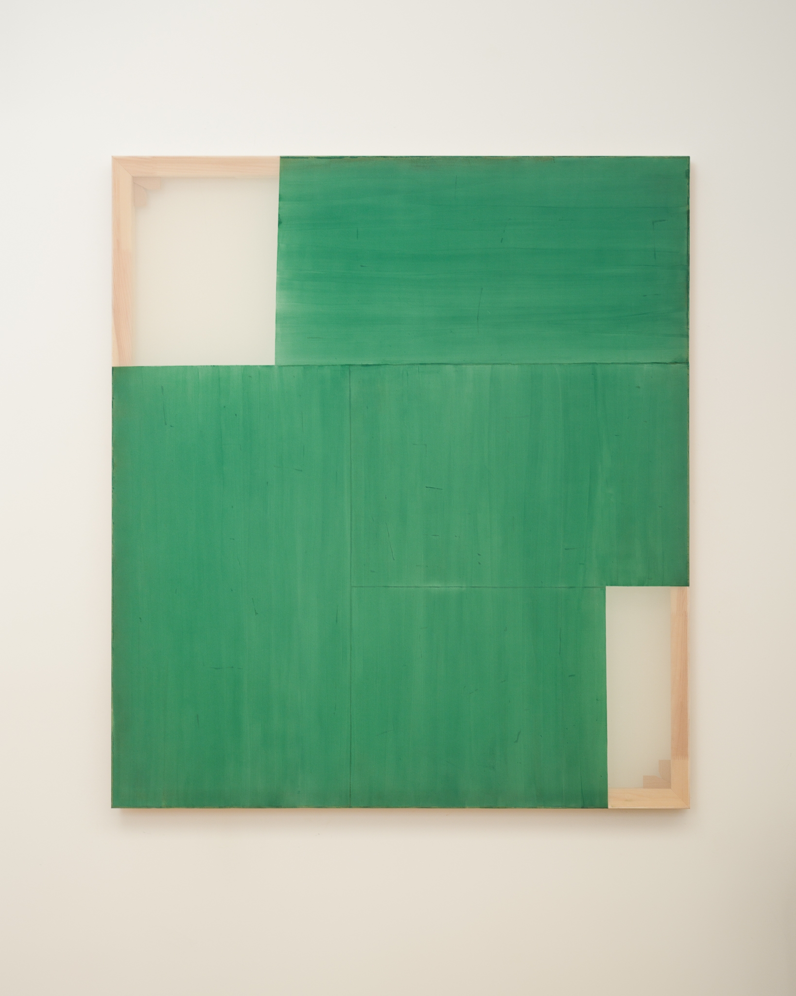 Patchwork composition II-c green