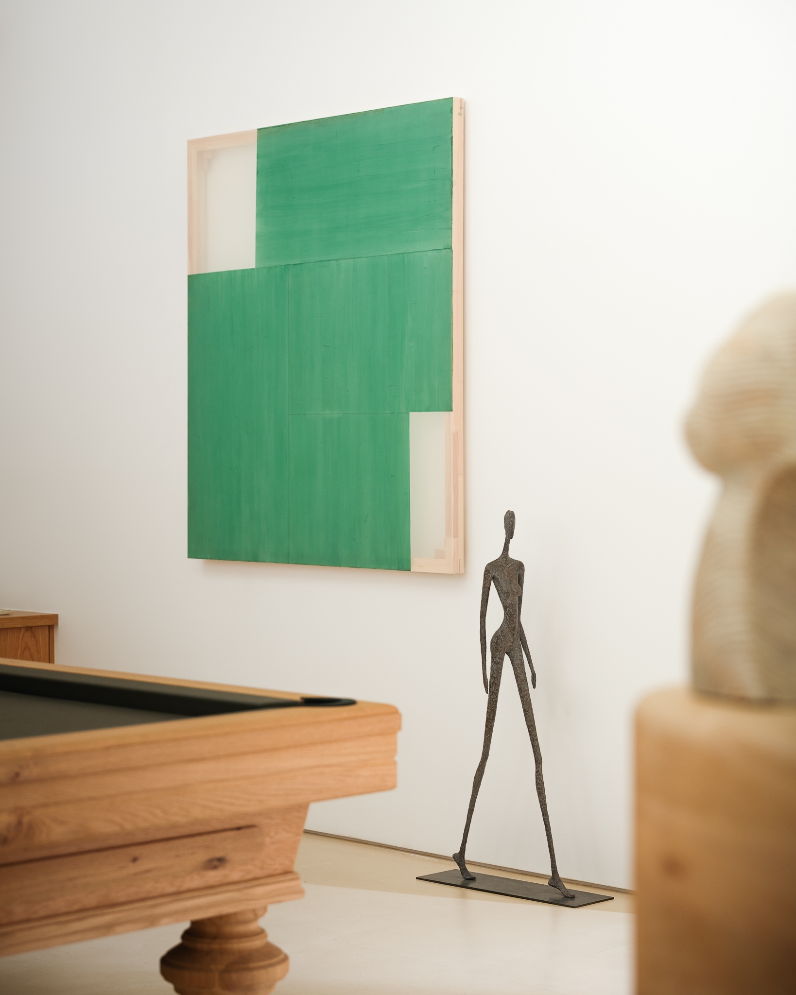 Patchwork composition II-c green