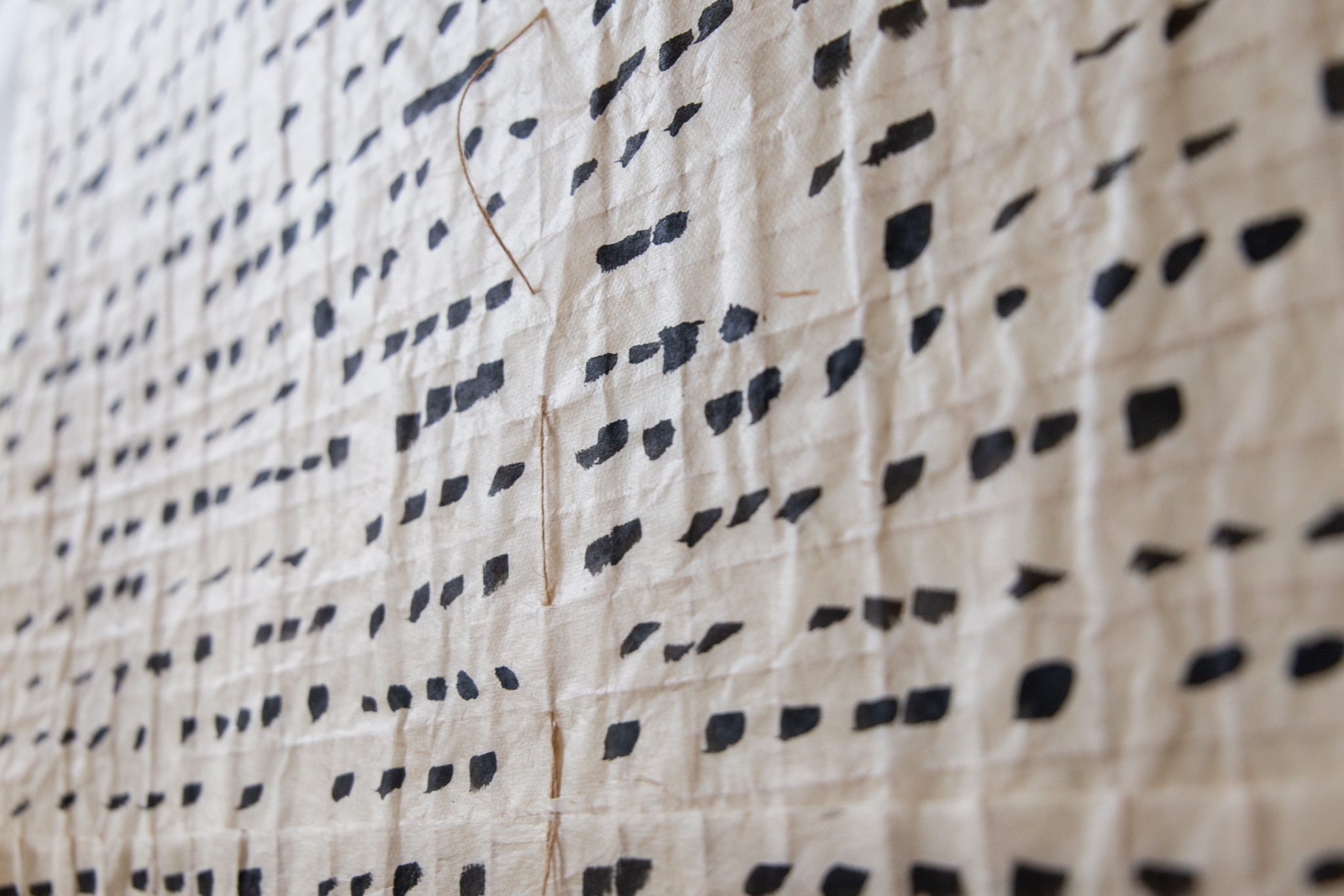 Écriture asémique - encre noire