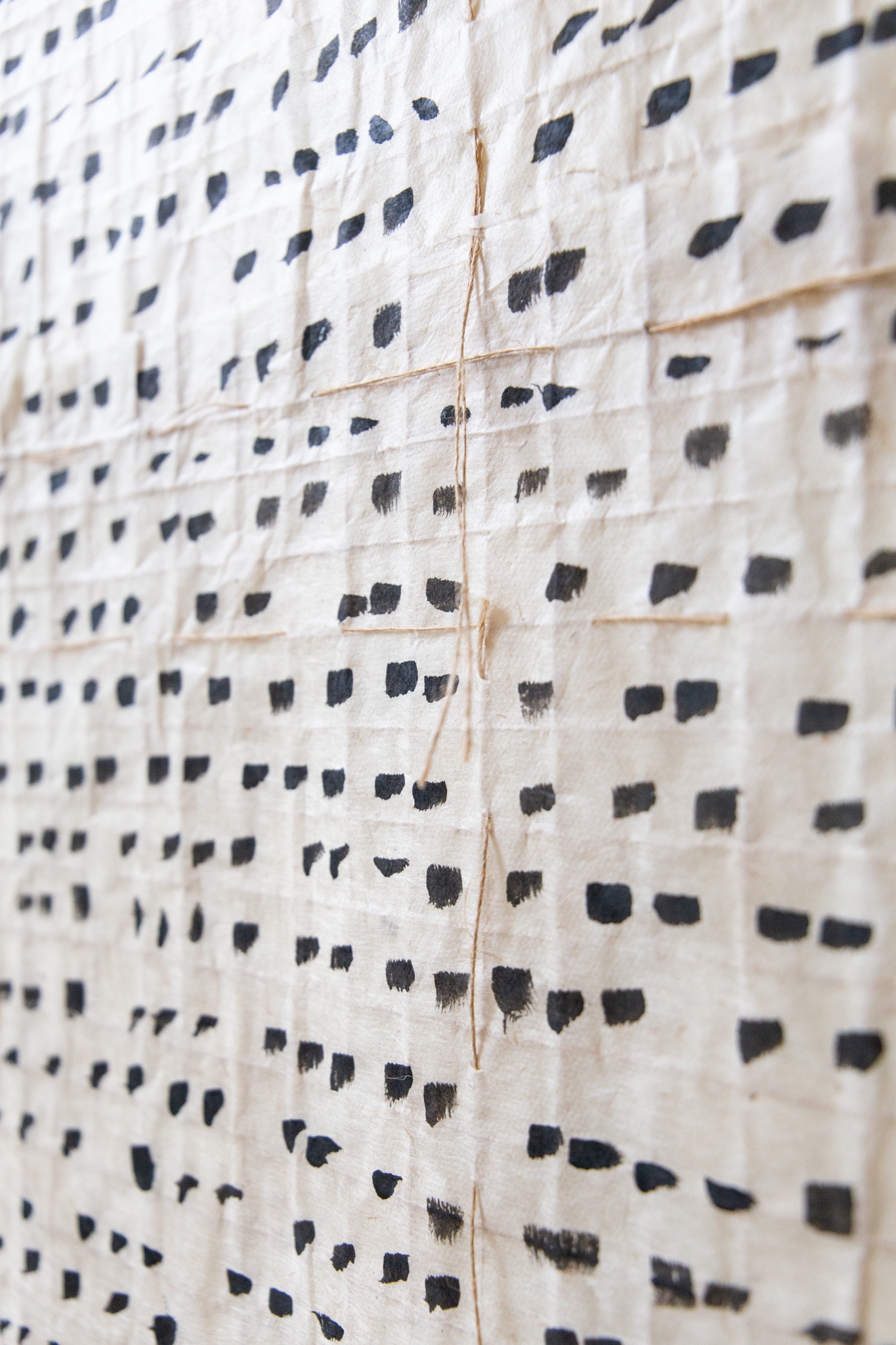 Écriture asémique - encre noire