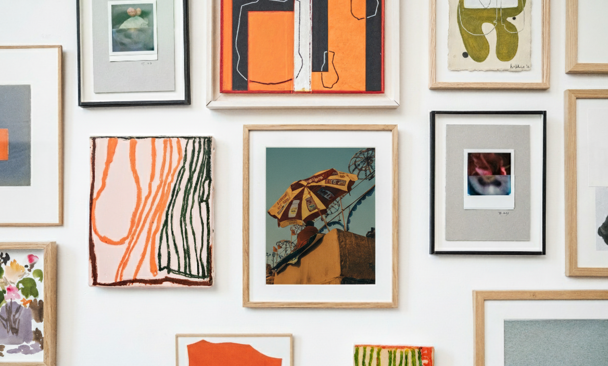 Vendeur sous parasol, Inde