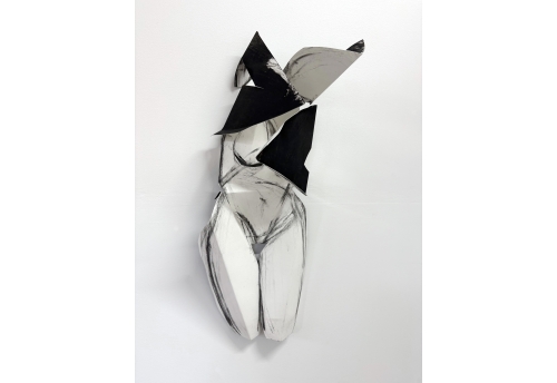 Folded Female in Black and White