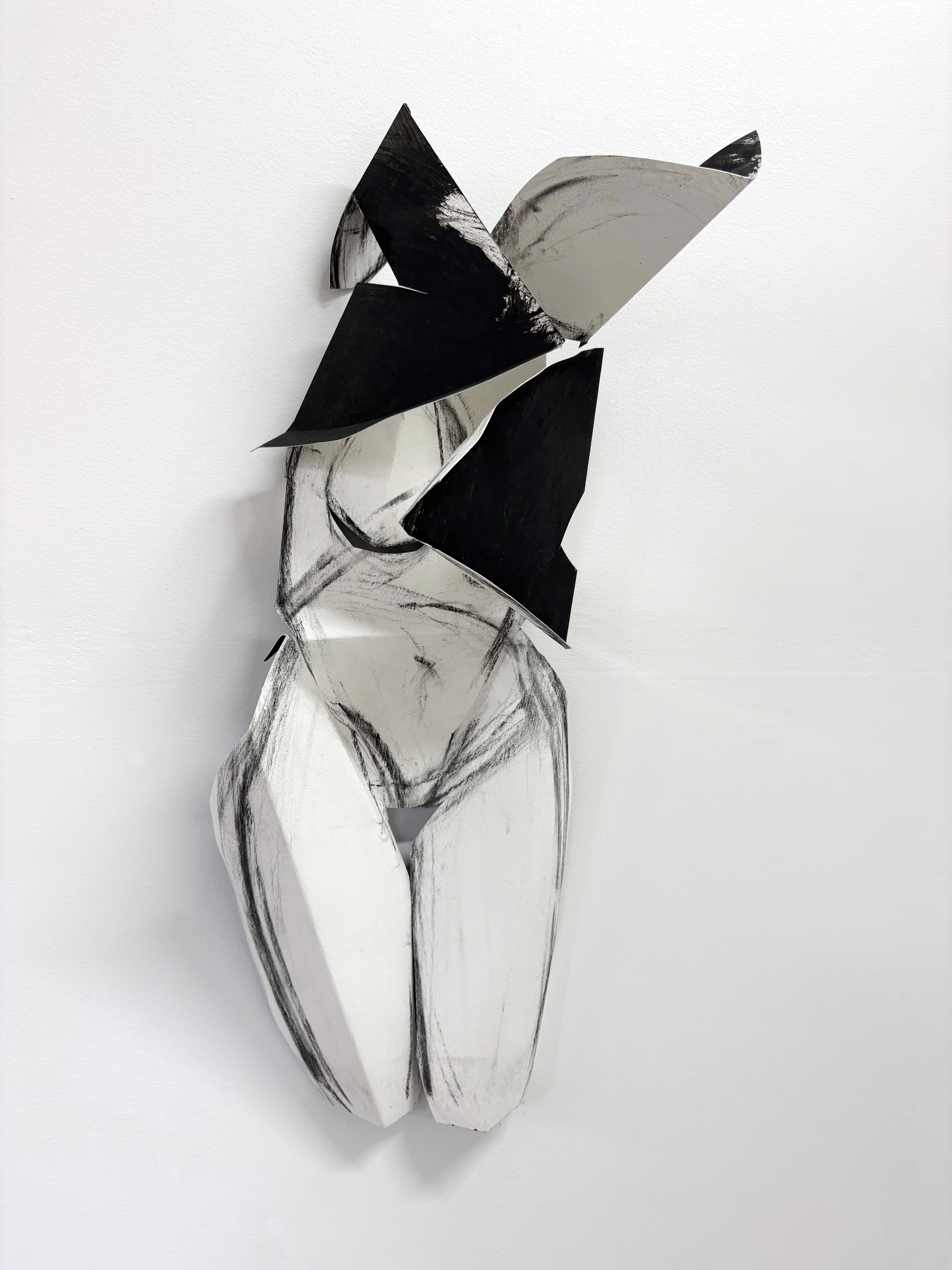 Folded Female in Black and White