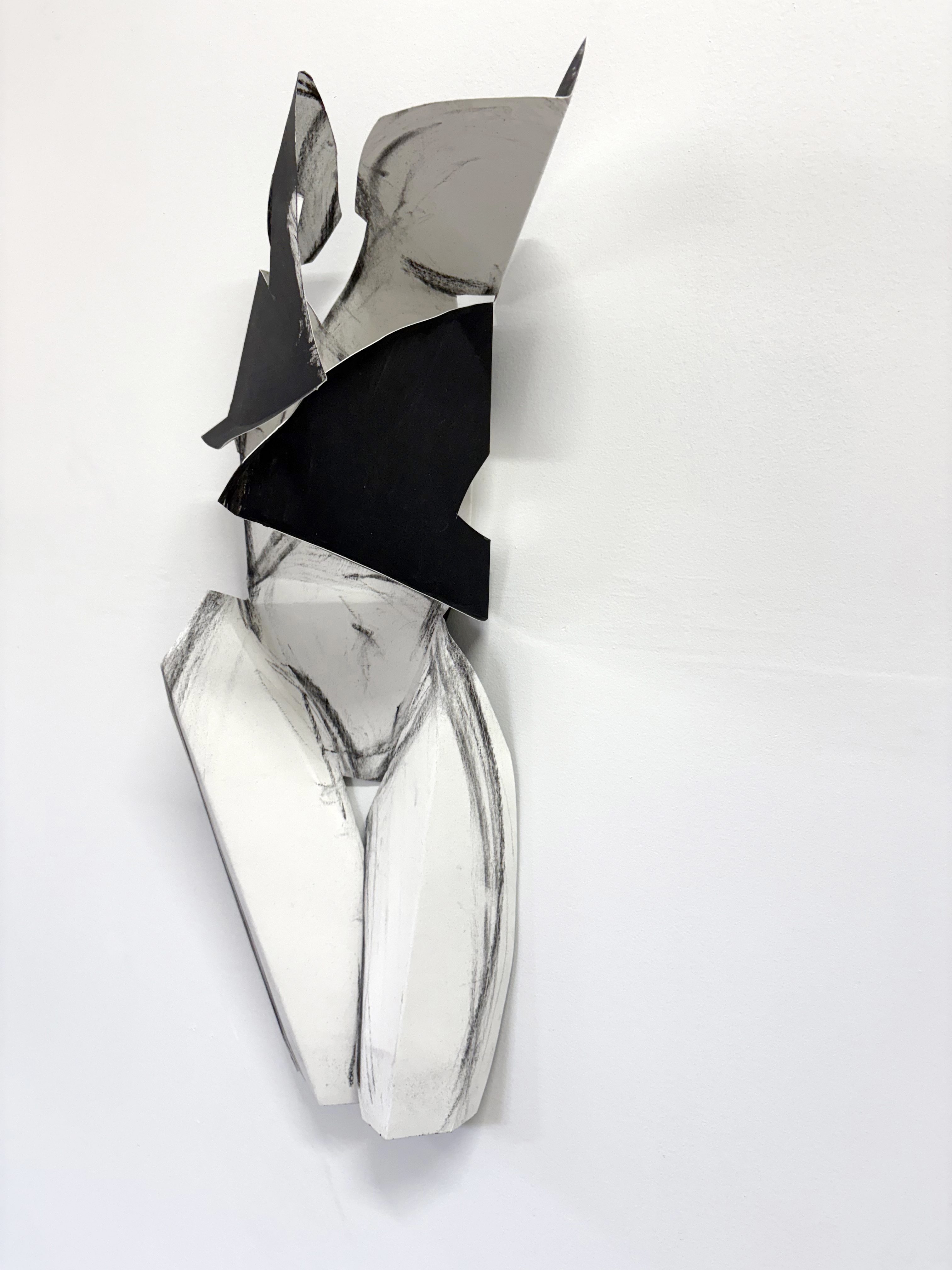 Folded Female in Black and White