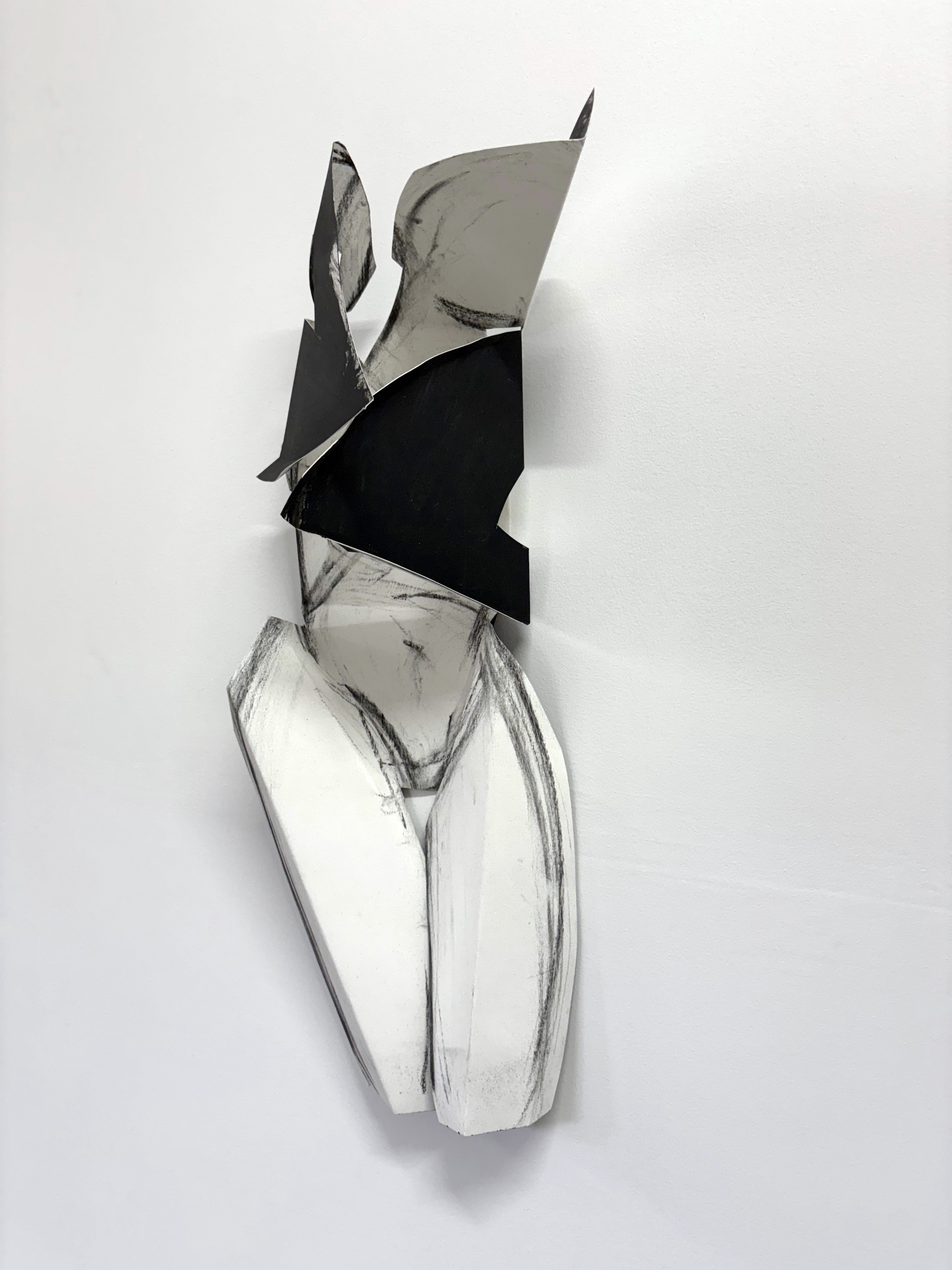 Folded Female in Black and White