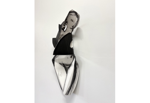 Folded Female in Black and White II