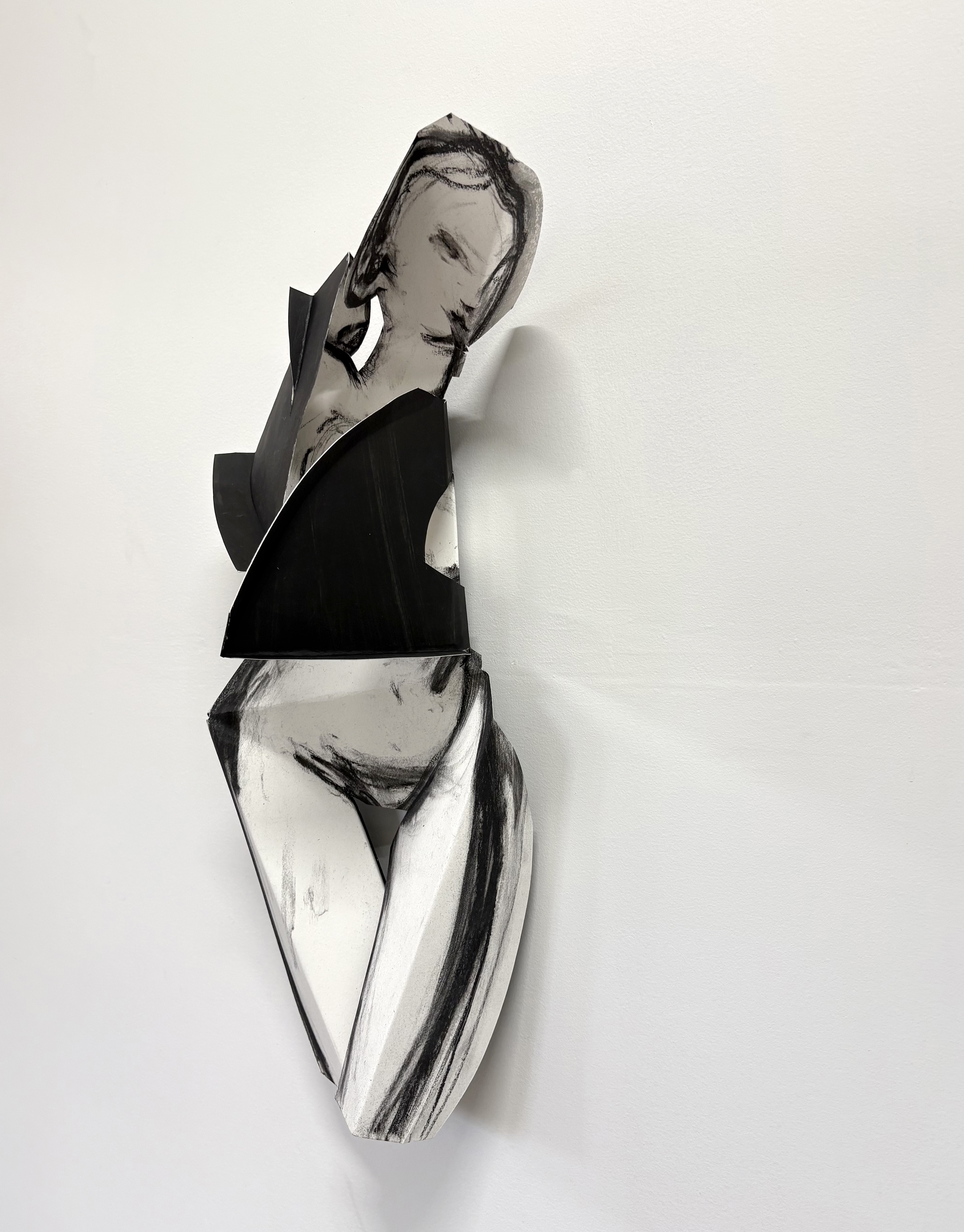 Folded Female in Black and White II