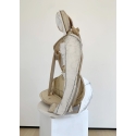 Folded Female Woman Seated V